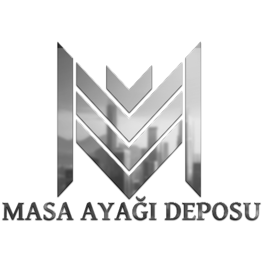 Masa Ayağı Deposu logosu, metal masa ayağı ve endüstriyel mobilya ekipmanlarını temsil eden kurumsal logo